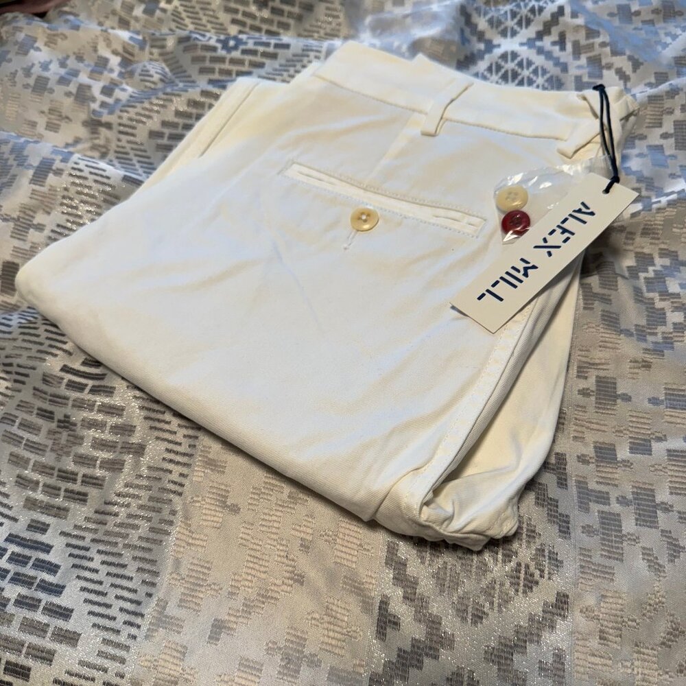 NWT Alex Mill Classic Wash Chino - Sz 28 - White